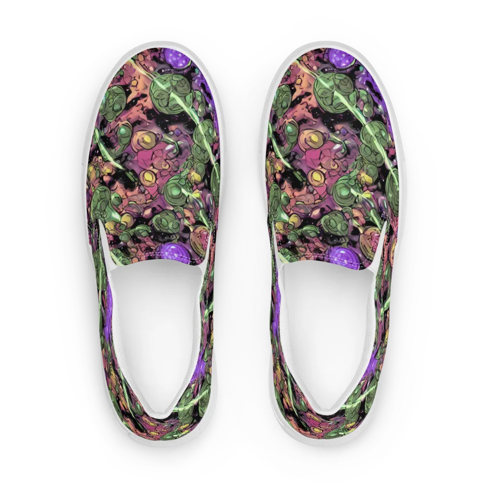Violet Organica on Men's Slip-On Canvas Shoes — Front
