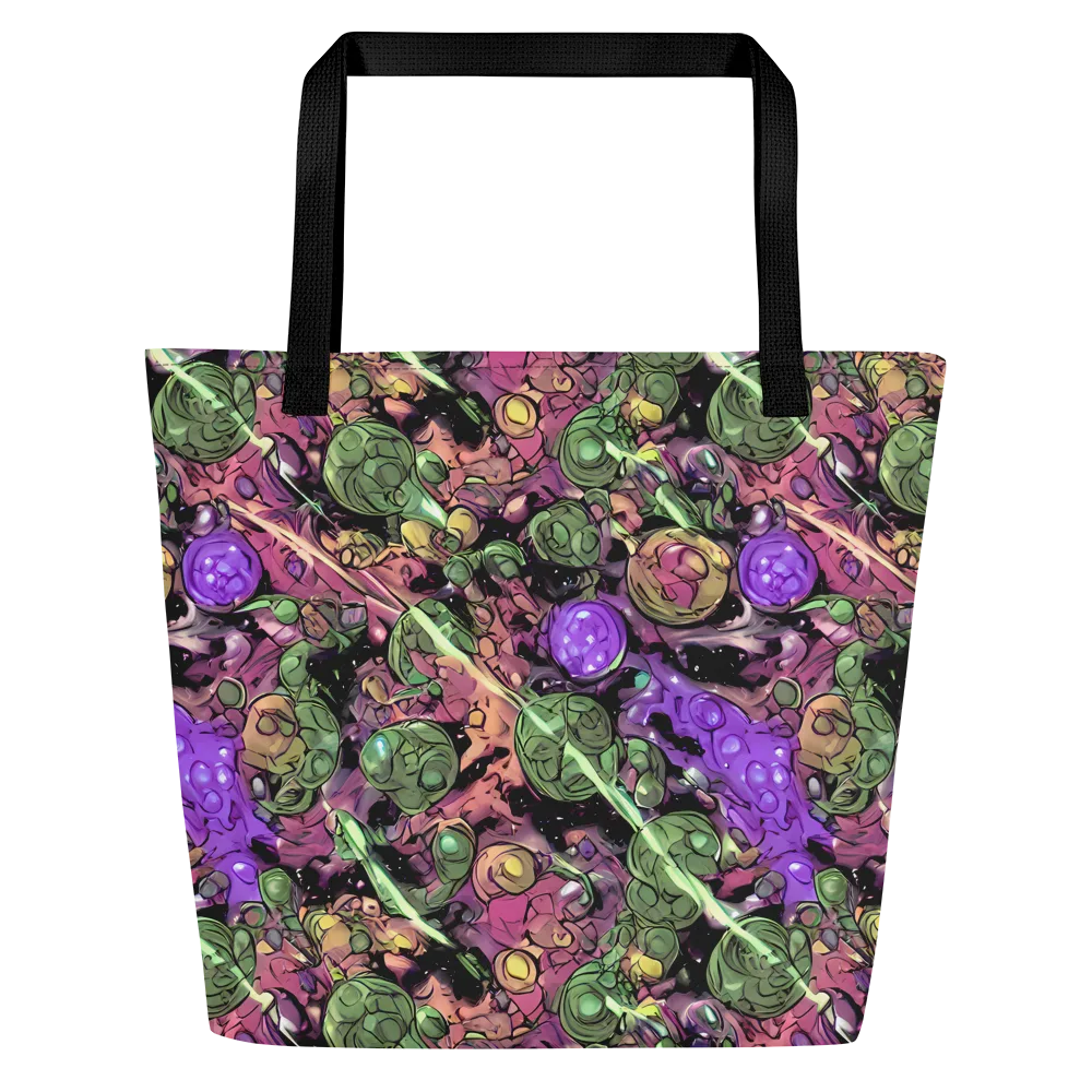 Violet Organica on Large Tote Bag W/ Pocket — Front