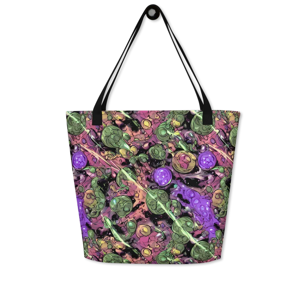 Violet Organica on Large Tote Bag W/ Pocket — Front
