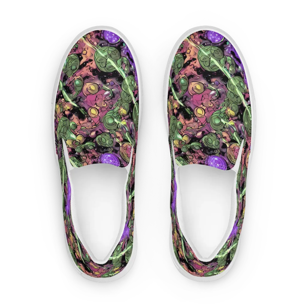 Violet Organica on Women's Slip-On Canvas Shoes — Front