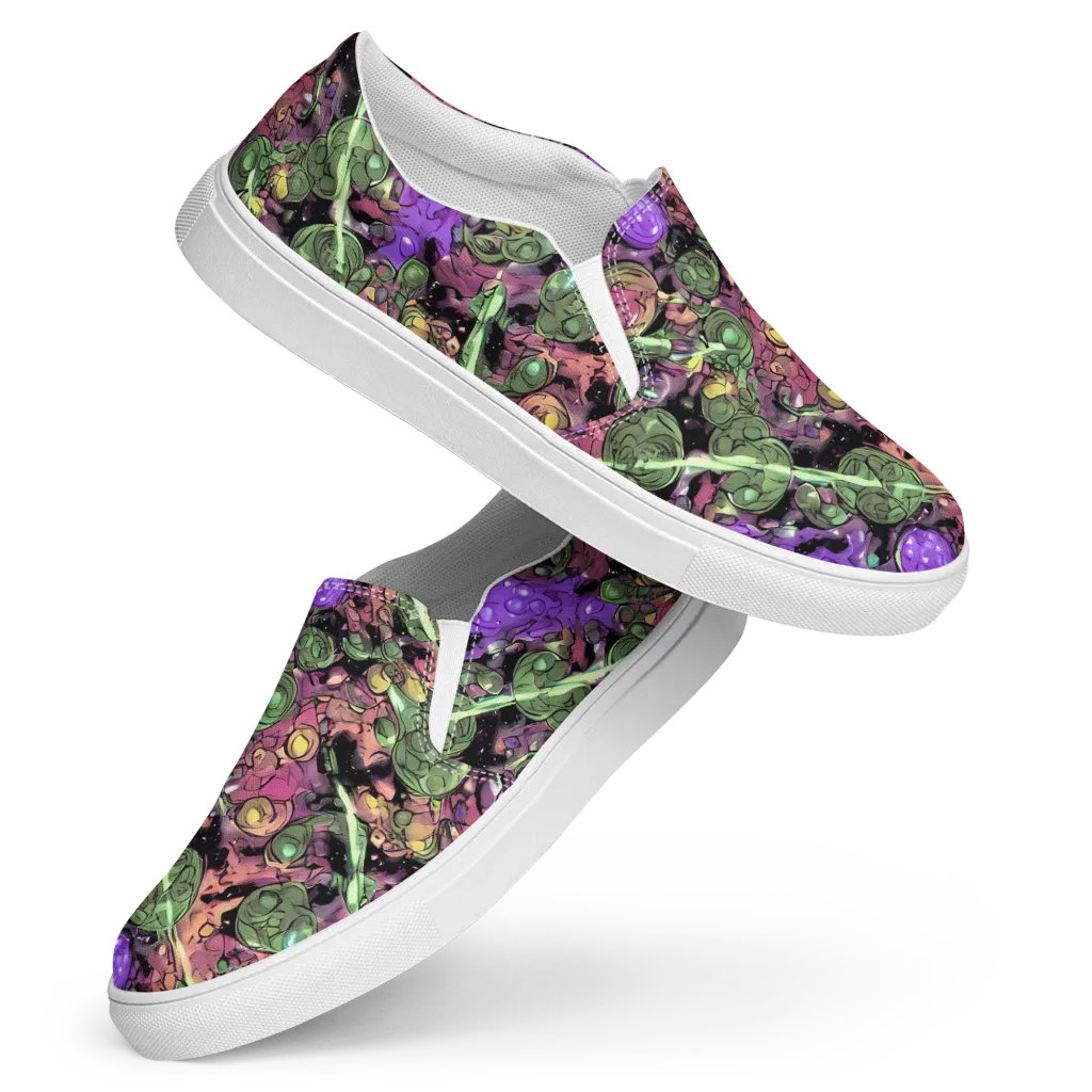 Violet Organica on Women's Slip-On Canvas Shoes — Front