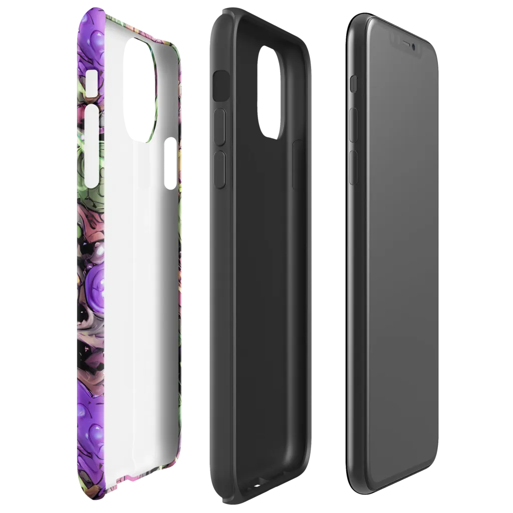 Violet Organica on Tough Case for iPhone® — Right