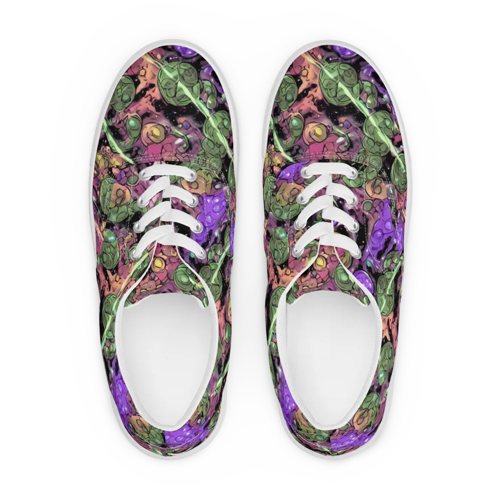 Violet Organica on Men's Lace-Up Canvas Shoes — Front