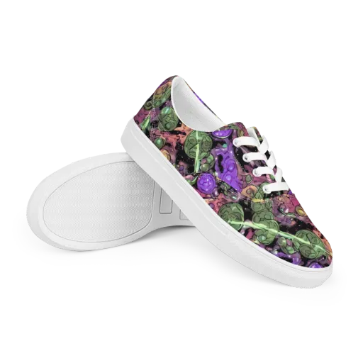 Violet Organica on a Men's Lace-Up Canvas Shoes
