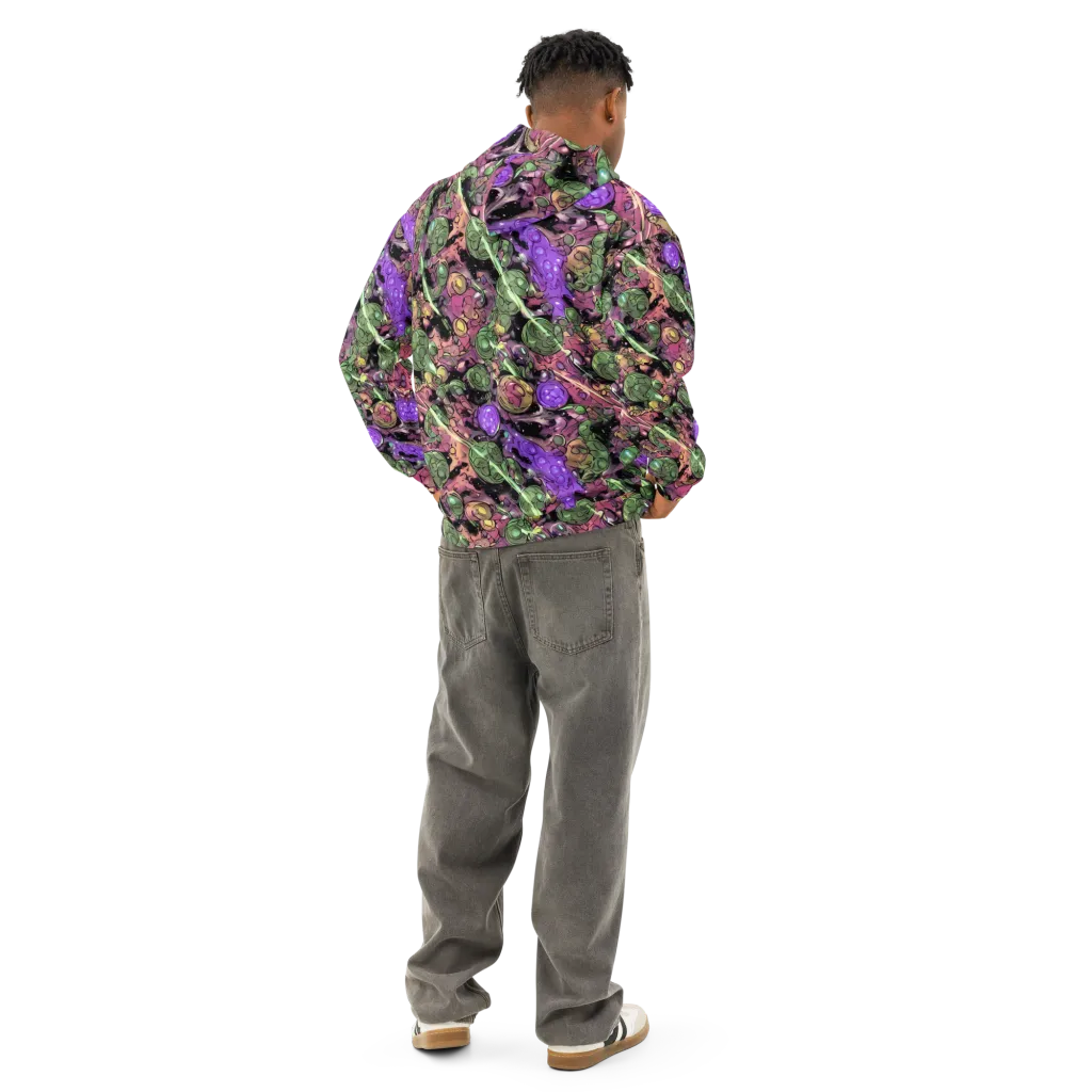 Violet Organica on Cotton Hoodie — Back