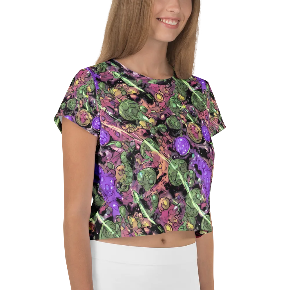Violet Organica on Crop Tee — Right