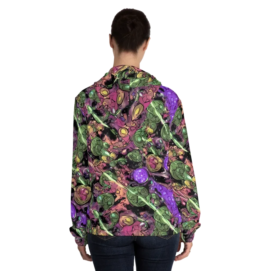 Violet Organica on Women's Full-Zip Hoodie — Back On Person