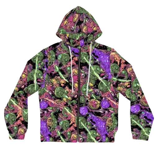 Violet Organica on a Women's Full-Zip Hoodie
