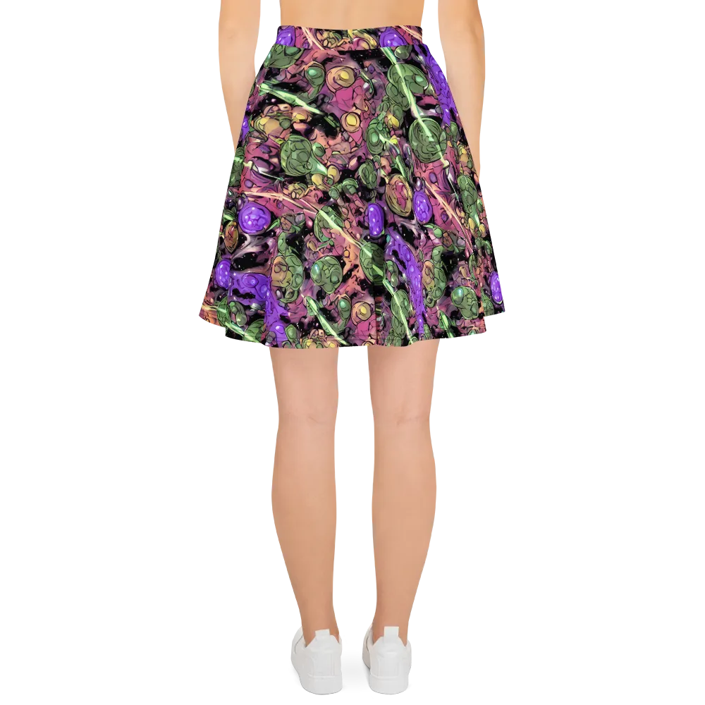 Violet Organica on Skater Skirt — Back