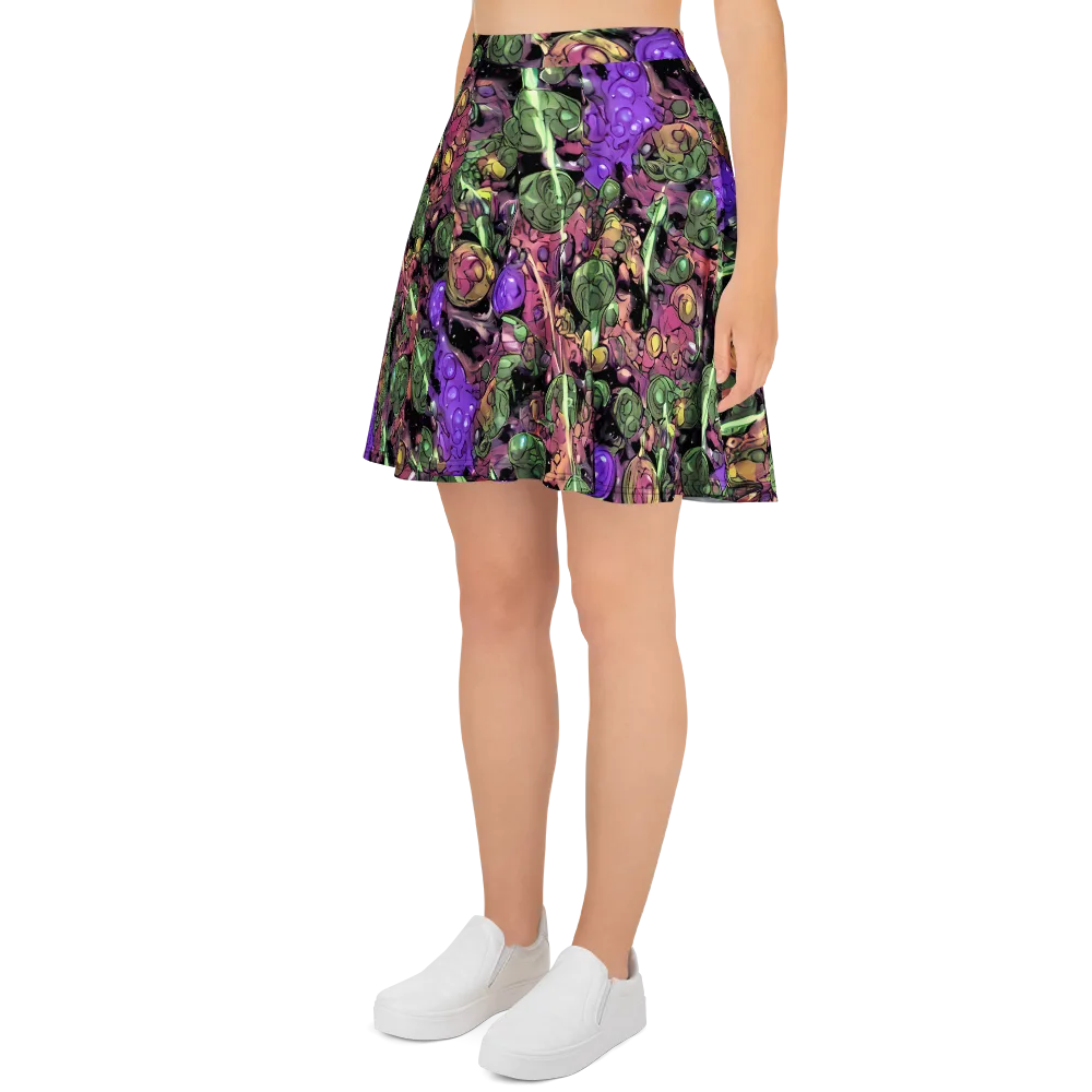 Violet Organica on Skater Skirt — Left