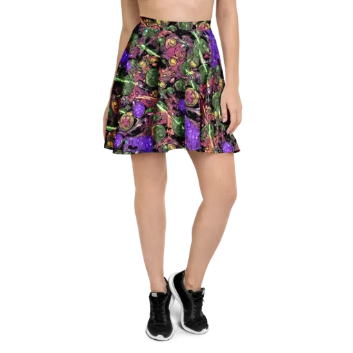 Violet Organica on a Skater Skirt
