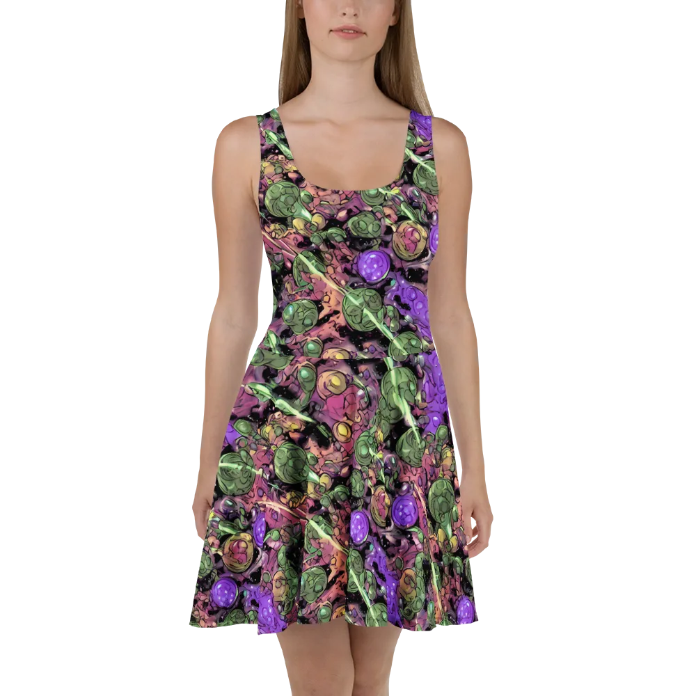 Violet Organica on Skater Dress — Front