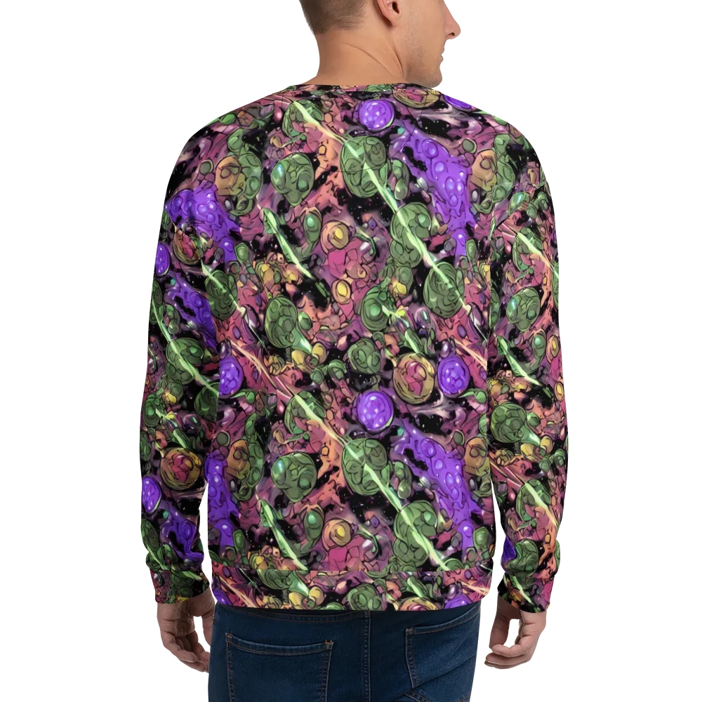 Violet Organica on Sweatshirt — Back