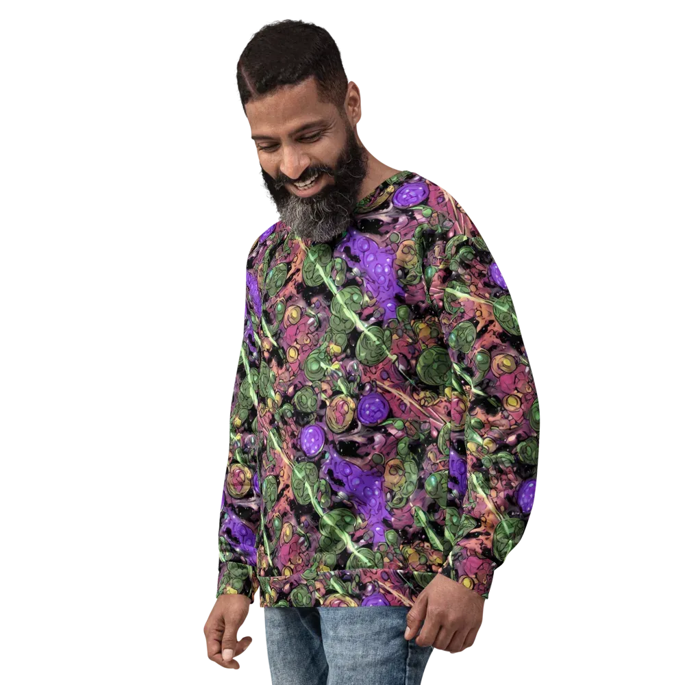 Violet Organica on Sweatshirt — Left Front