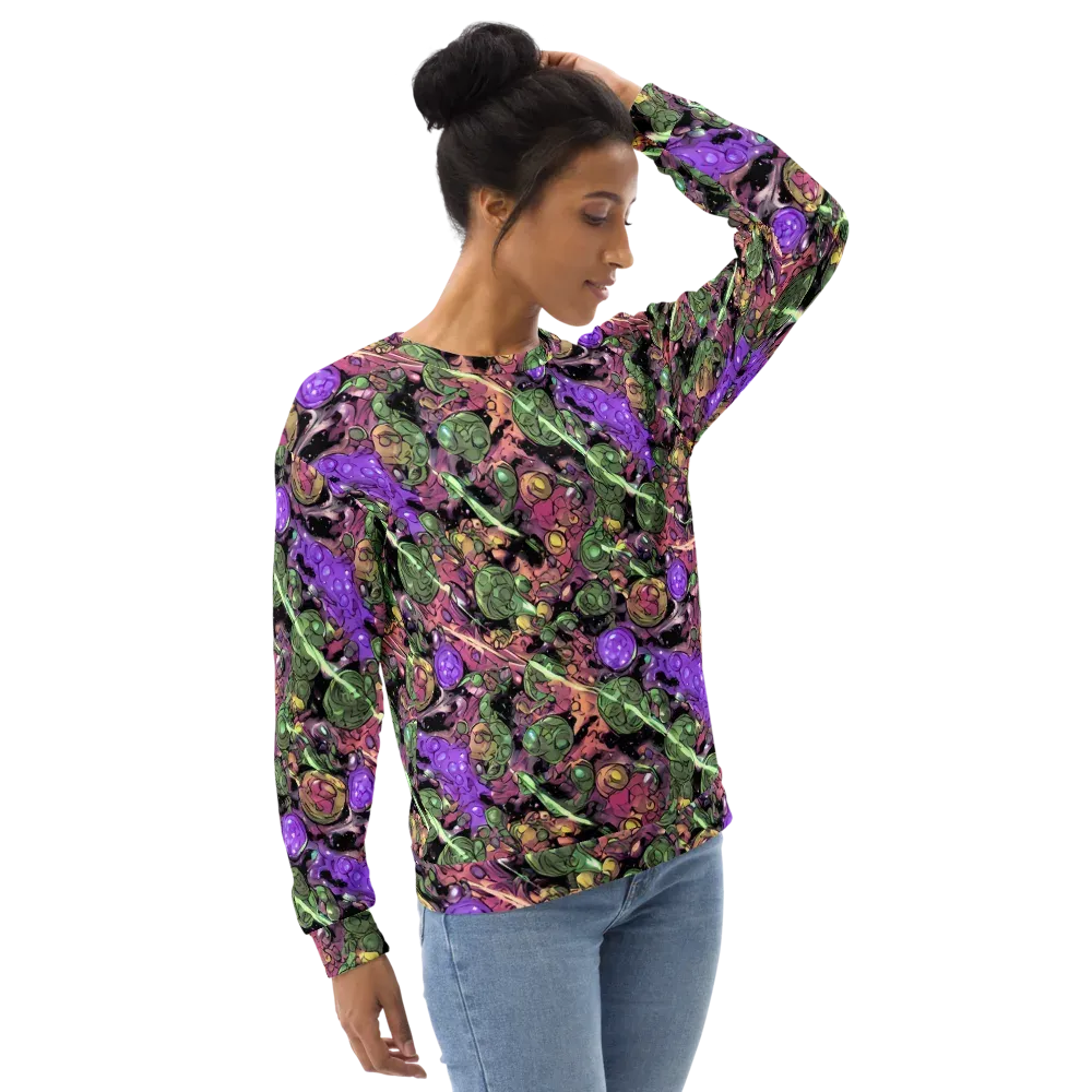 Violet Organica on Sweatshirt — Right Front