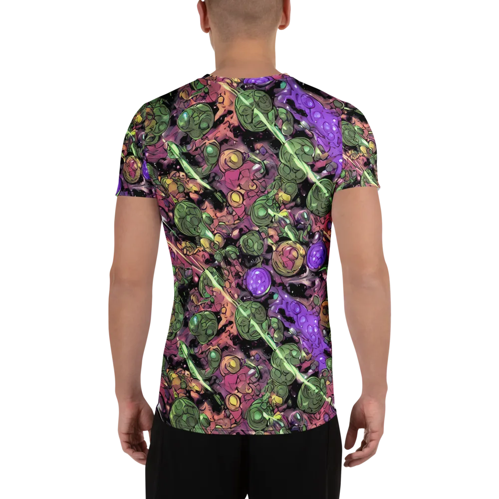 Violet Organica on Men's Athletic T-Shirt — Back