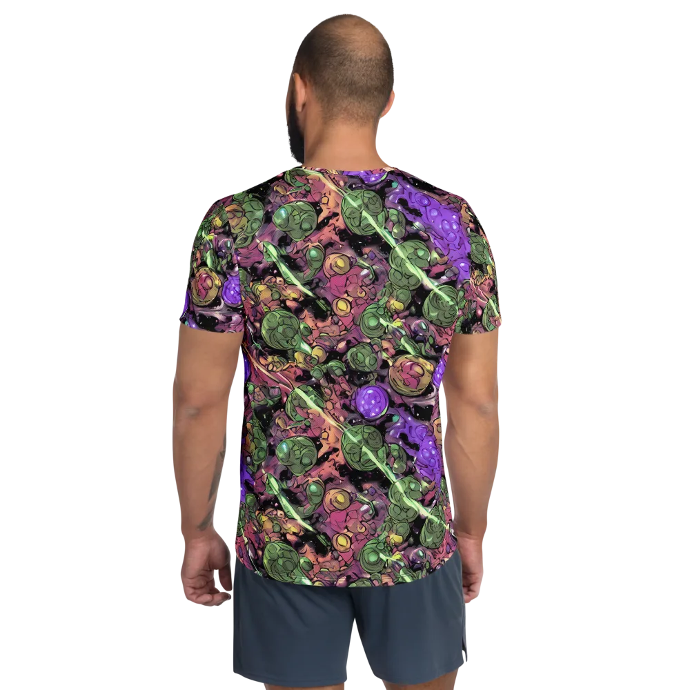 Violet Organica on Men's Athletic T-Shirt — Back