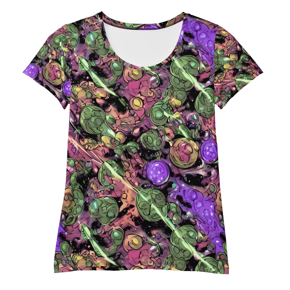 Violet Organica on Women's Athletic T-Shirt — Front