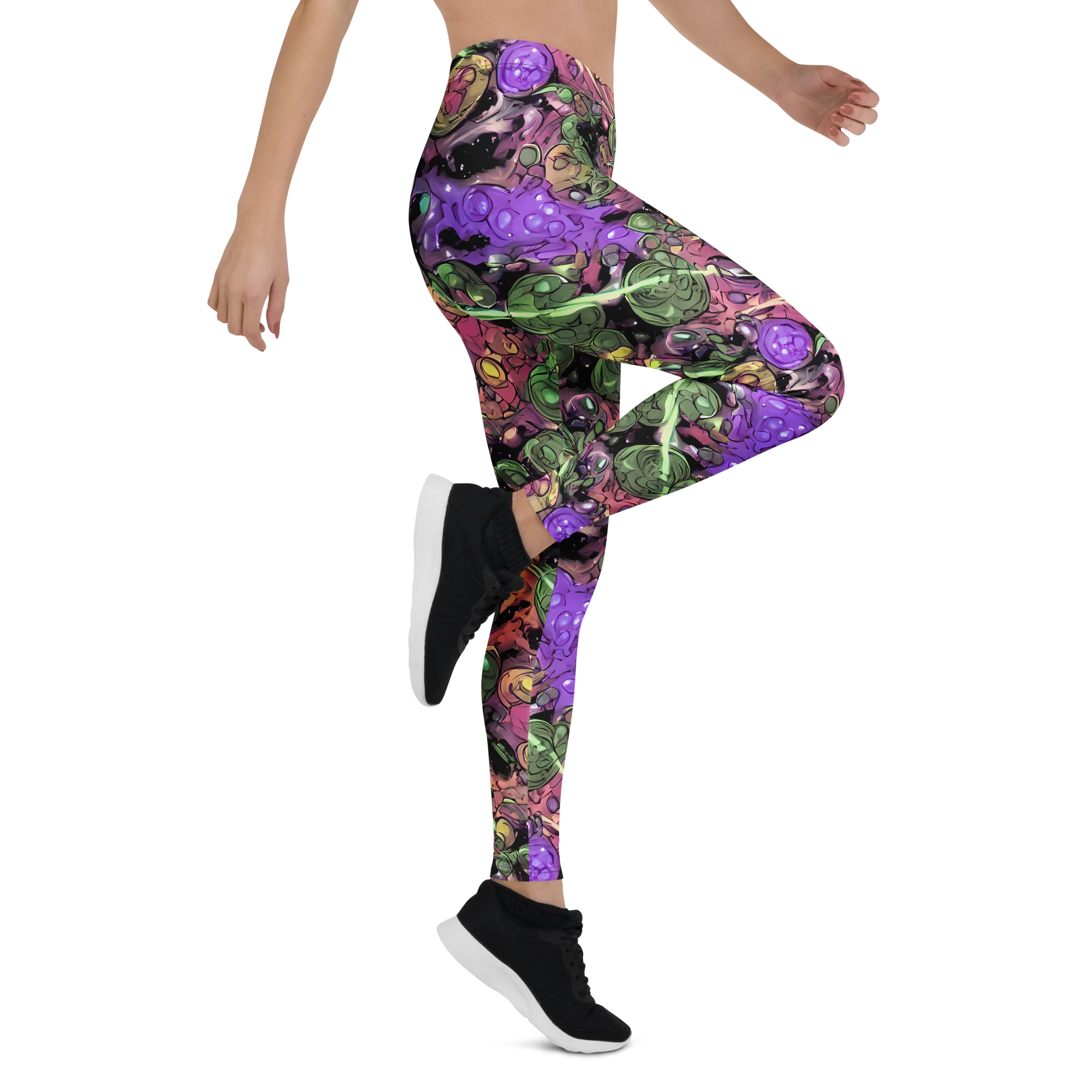 Violet Organica on Leggings — Right