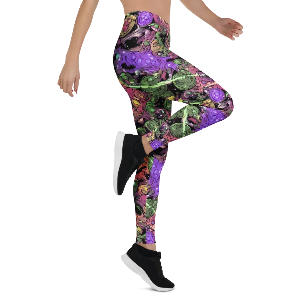 Violet Organica on Leggings — Right