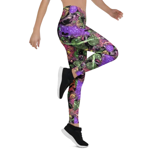 Violet Organica on a Leggings