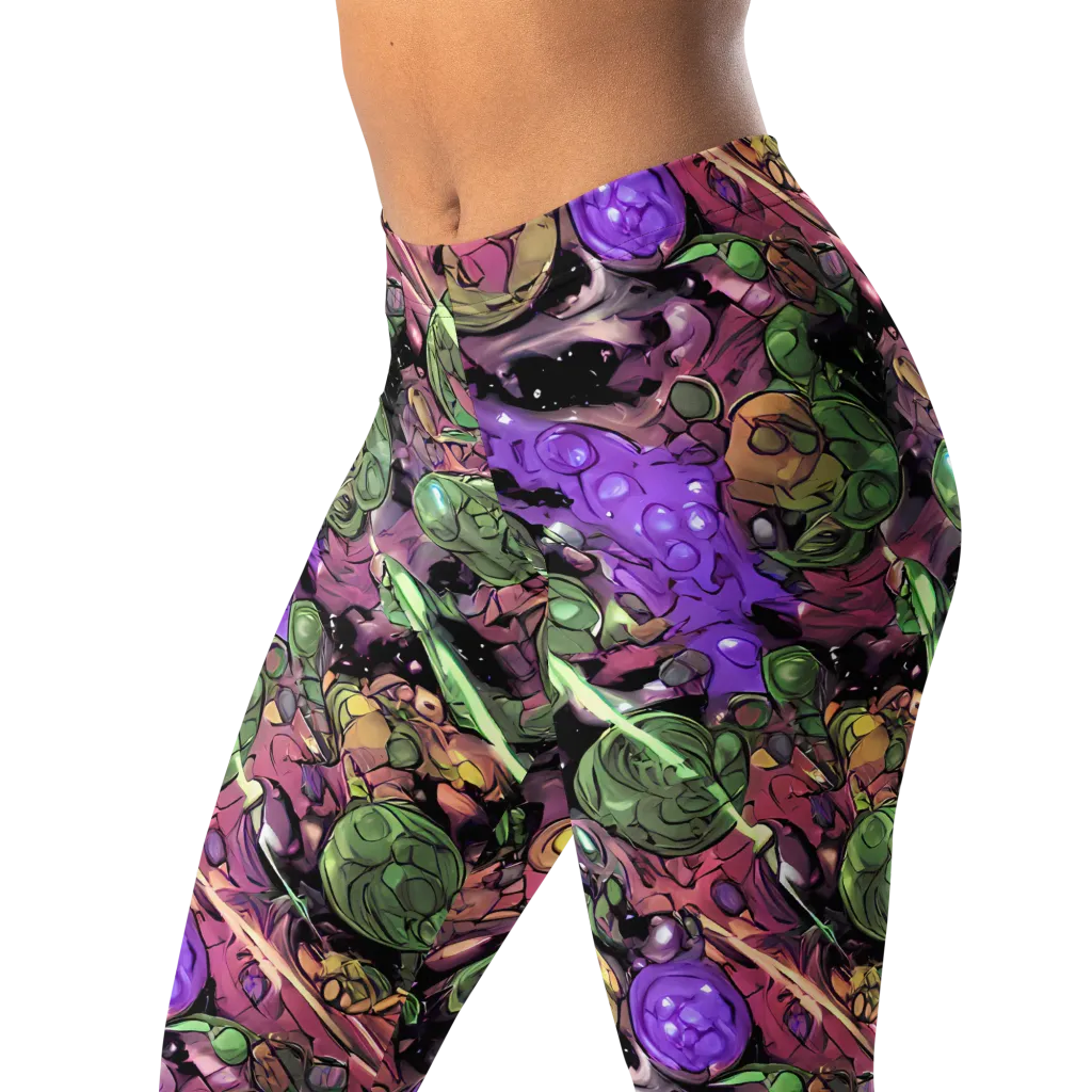 Violet Organica on Leggings — Left Front