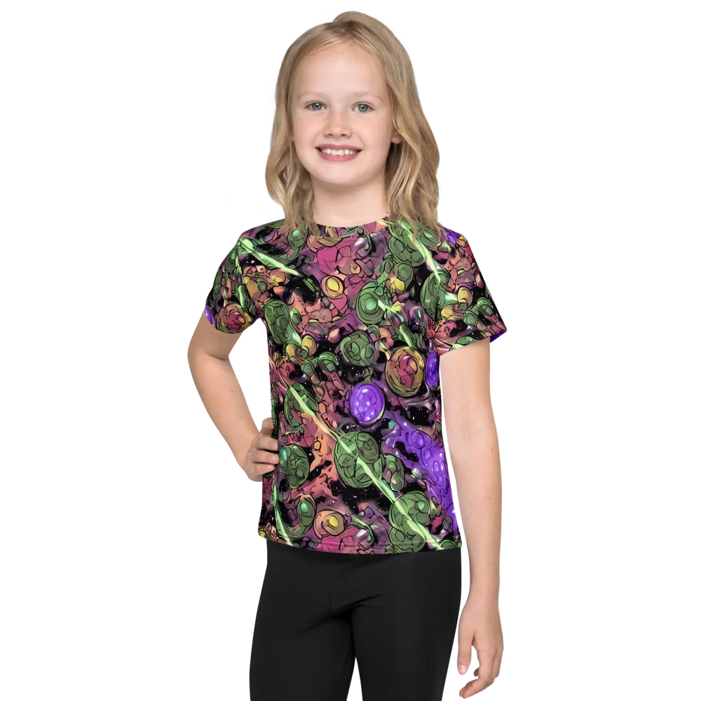 Violet Organica on Kids Crew Neck T-Shirt — Front