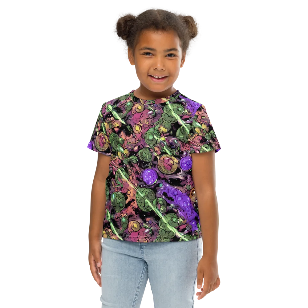 Violet Organica on Kids Crew Neck T-Shirt — Front