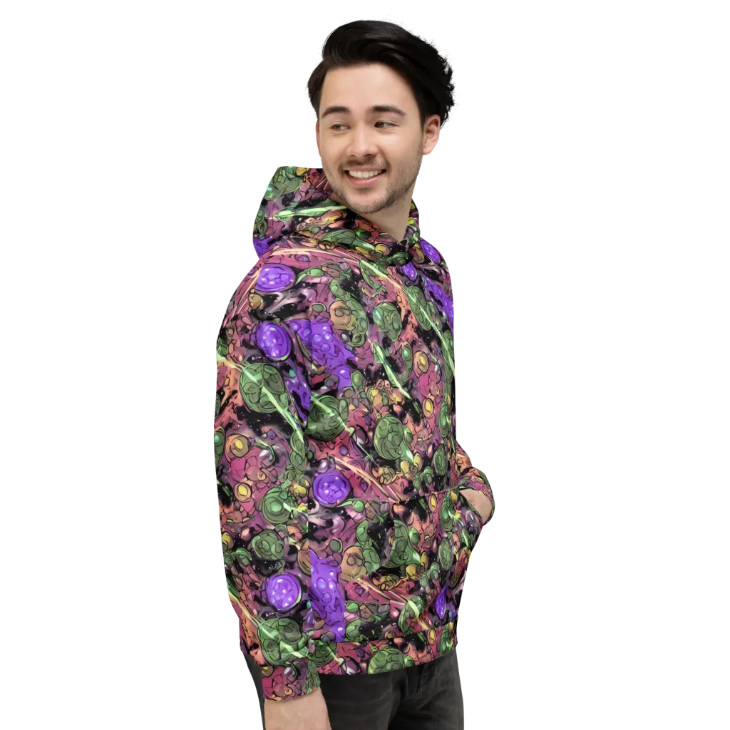 Violet Organica on Hoodie — Right