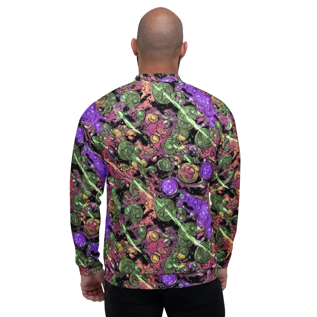 Violet Organica on Bomber Jacket — Back
