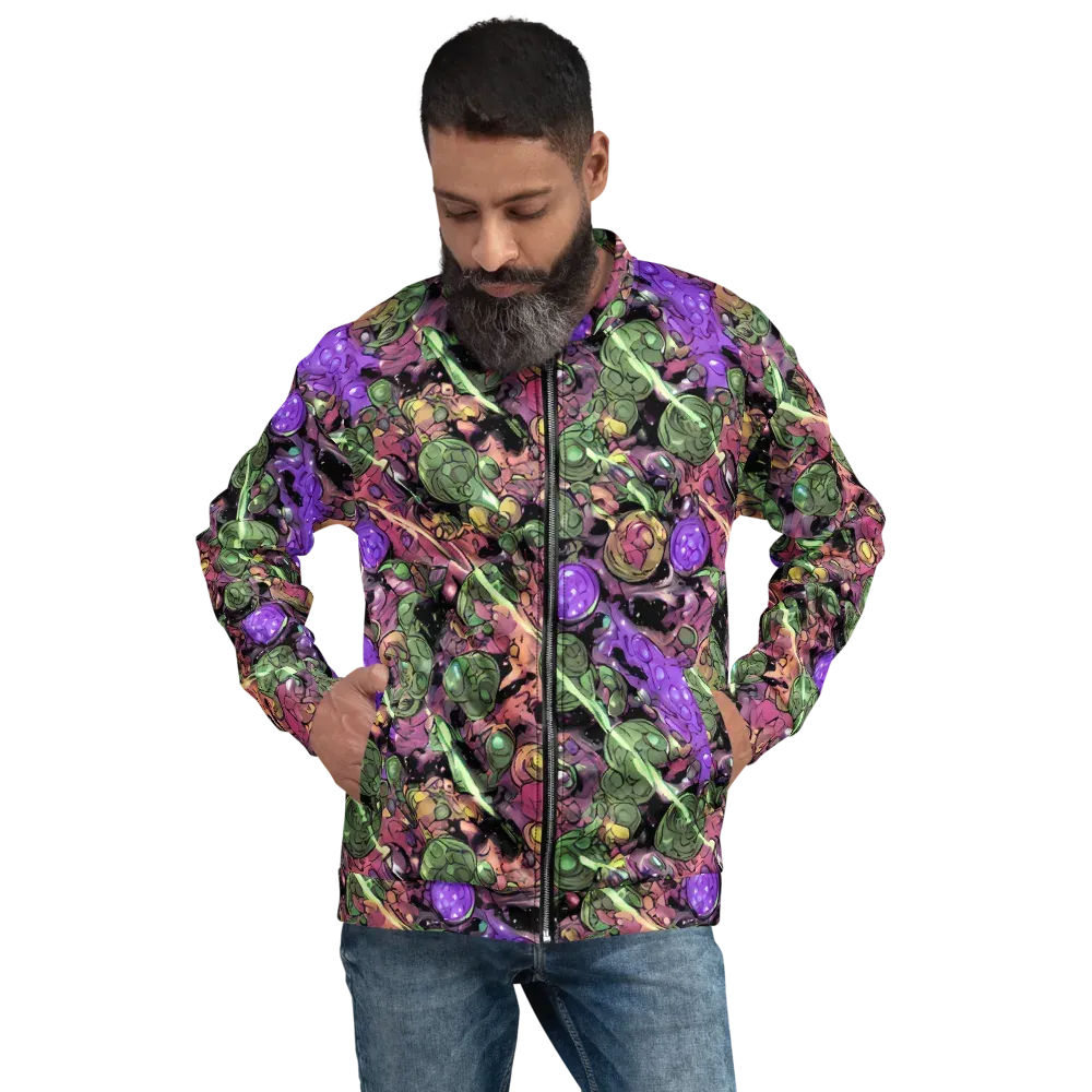 Violet Organica on Bomber Jacket — Front
