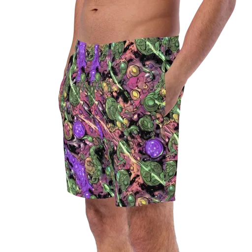 Violet Organica on a Swim Trunks