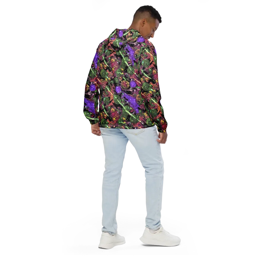 Violet Organica on Men's Windbreaker — Back