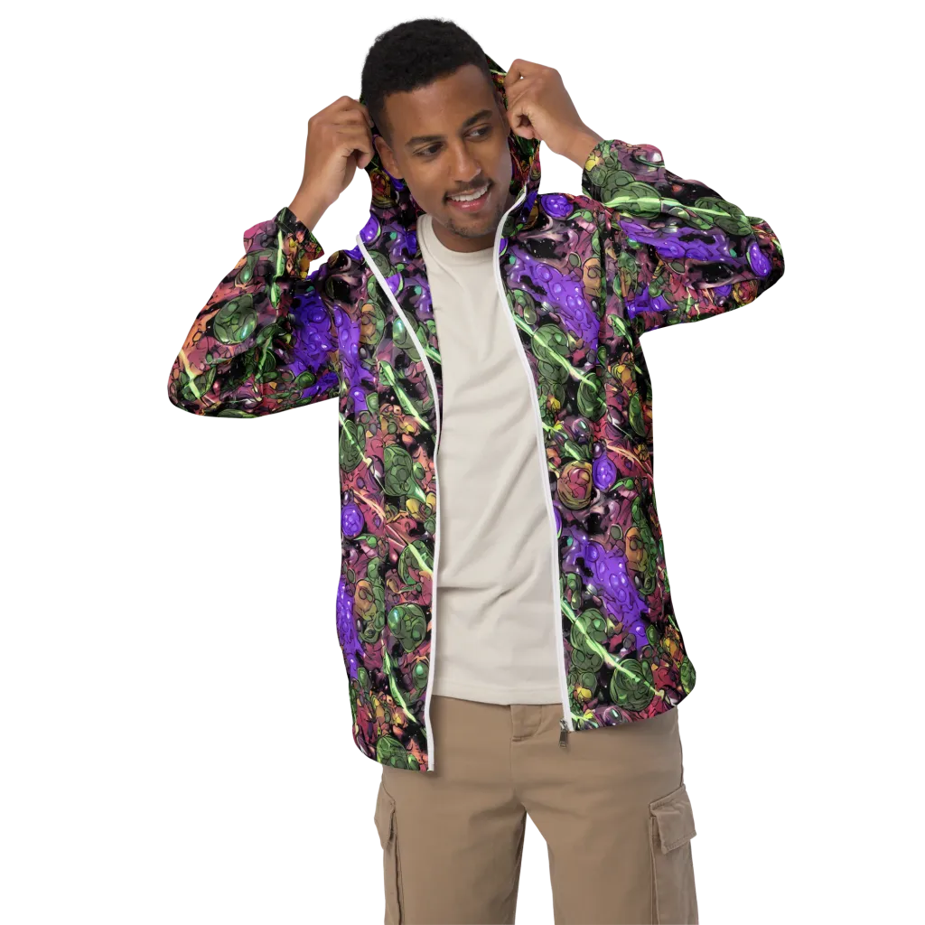 Violet Organica on Men's Windbreaker — Front