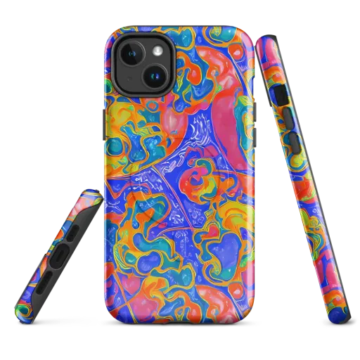 Flamewave Mosaic on a MagSafe Tough Case for iPhone®