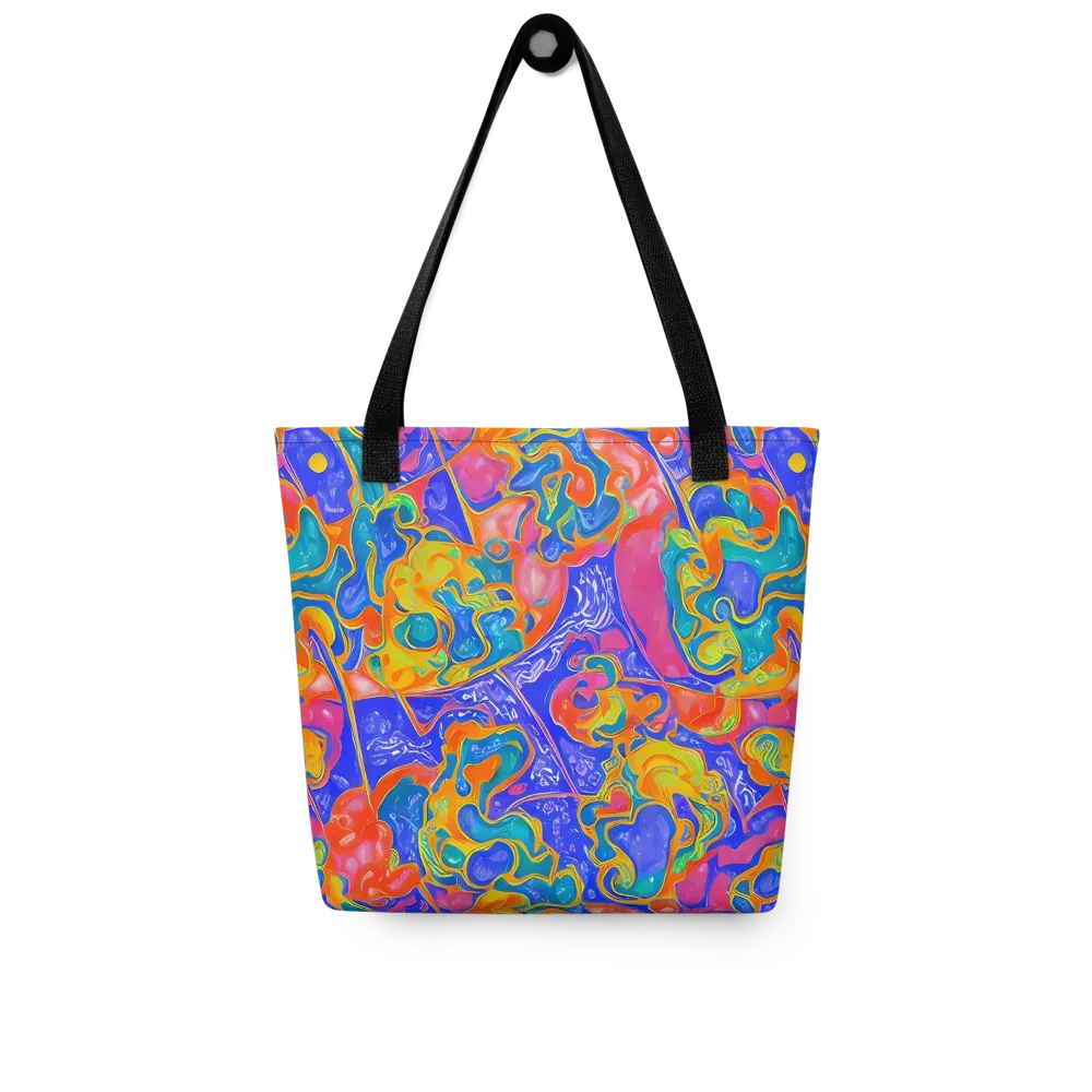 Flamewave Mosaic on Tote Bag — Front