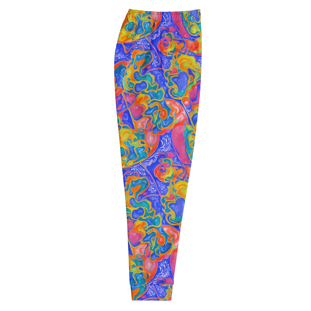Flamewave Mosaic on Men's Joggers — Right