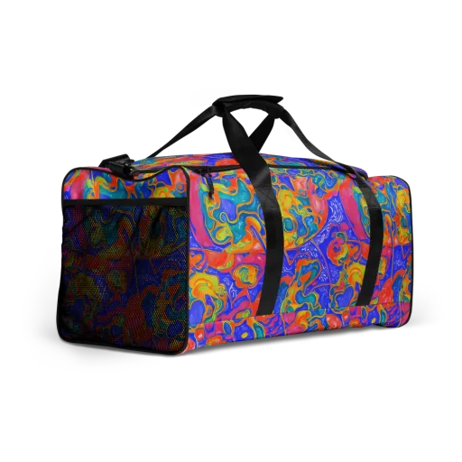Flamewave Mosaic on a Duffle Bag