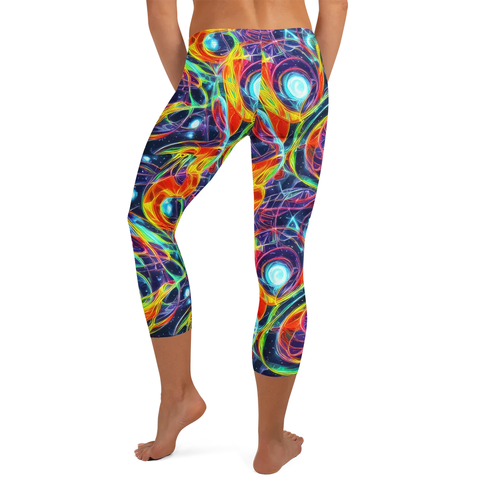 Nova Tide on Capri Leggings — Back