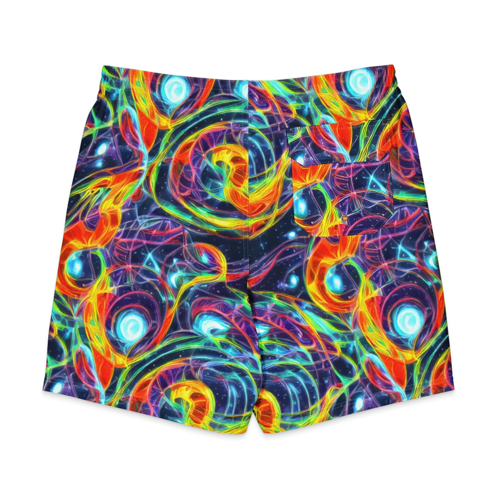 Nova Tide on Men's Board Shorts — Back