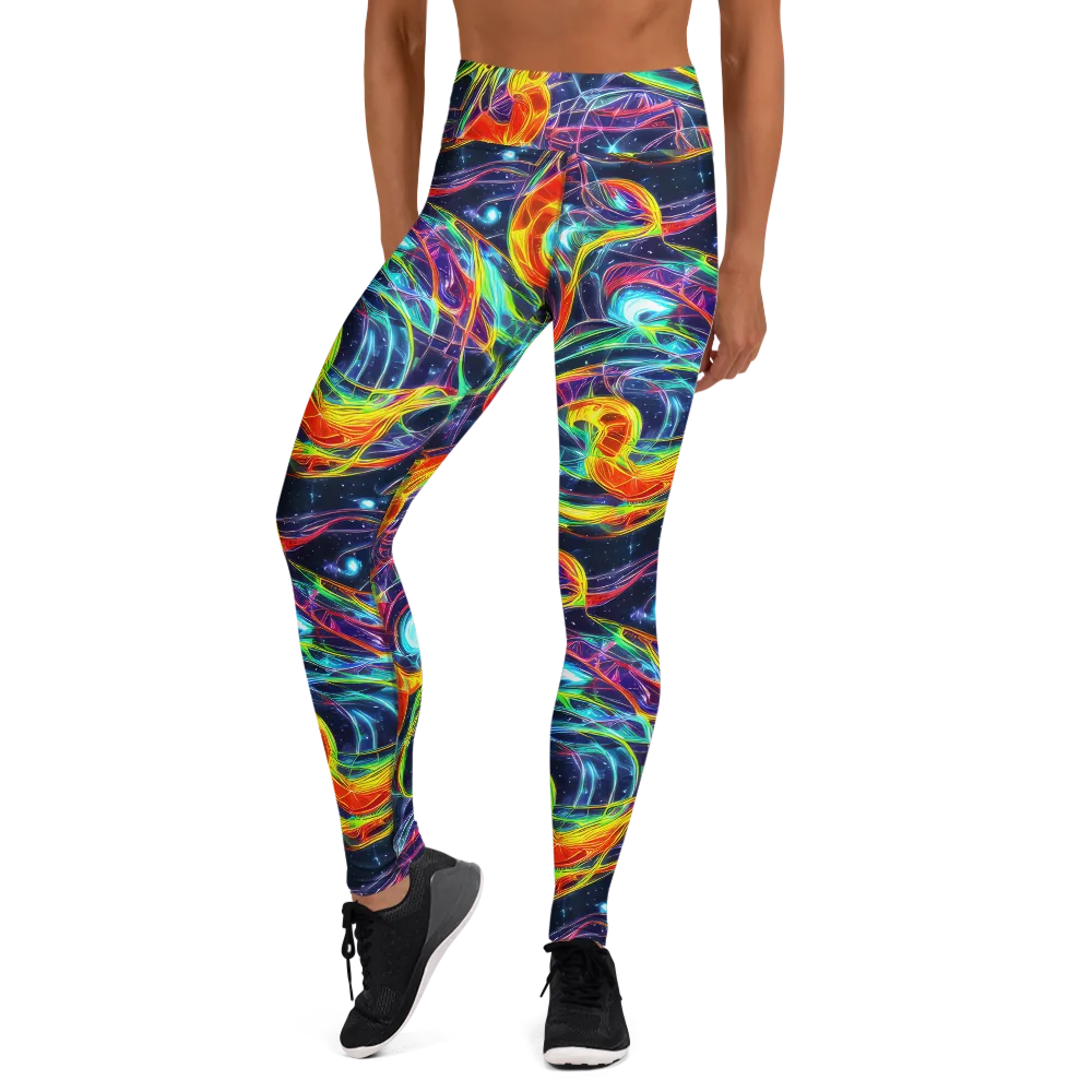 Nova Tide on Yoga Leggings — Front