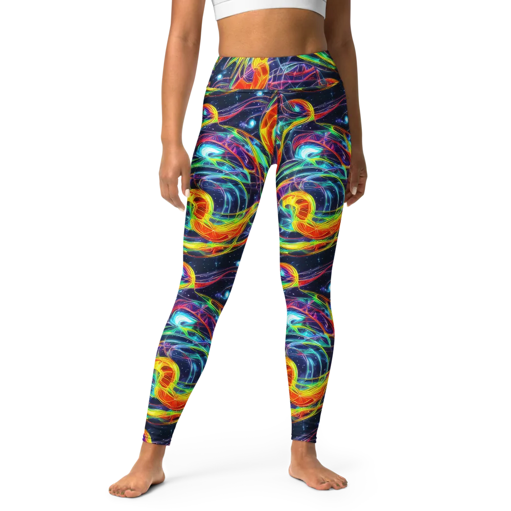 Nova Tide on Yoga Leggings — Front