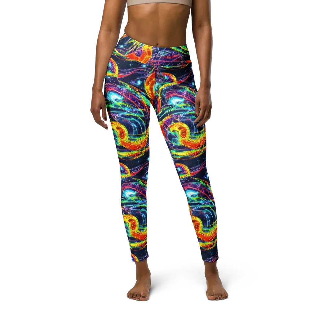 Nova Tide on Yoga Leggings — Front