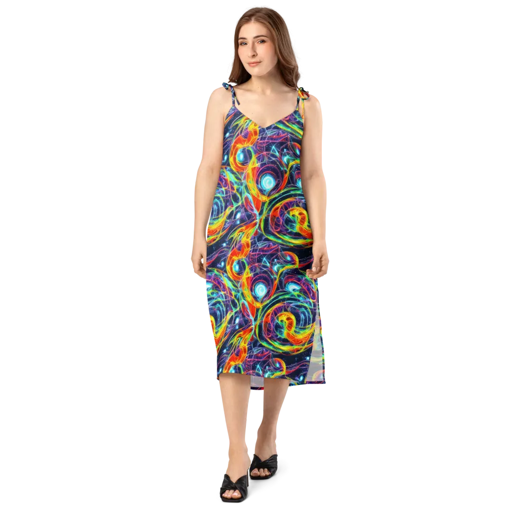 Nova Tide on Slip Dress — Front