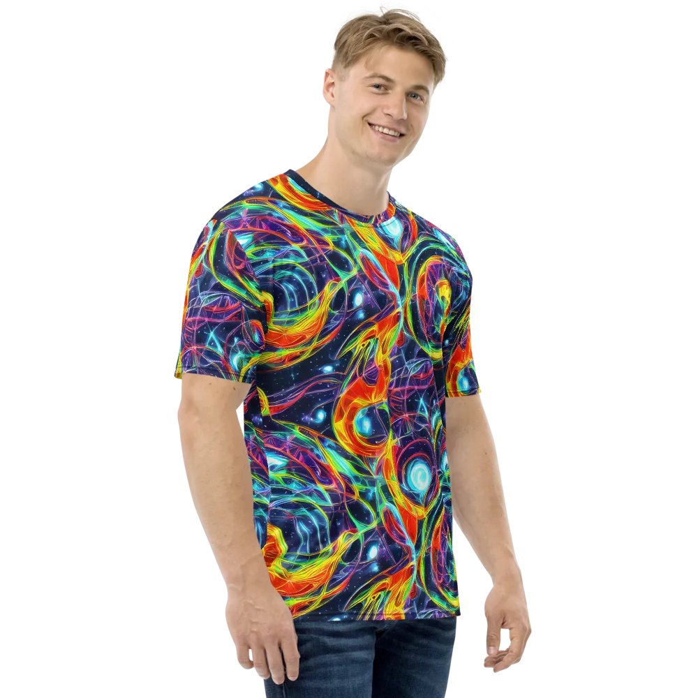 Nova Tide on Men's Crew Neck T-Shirt — Right