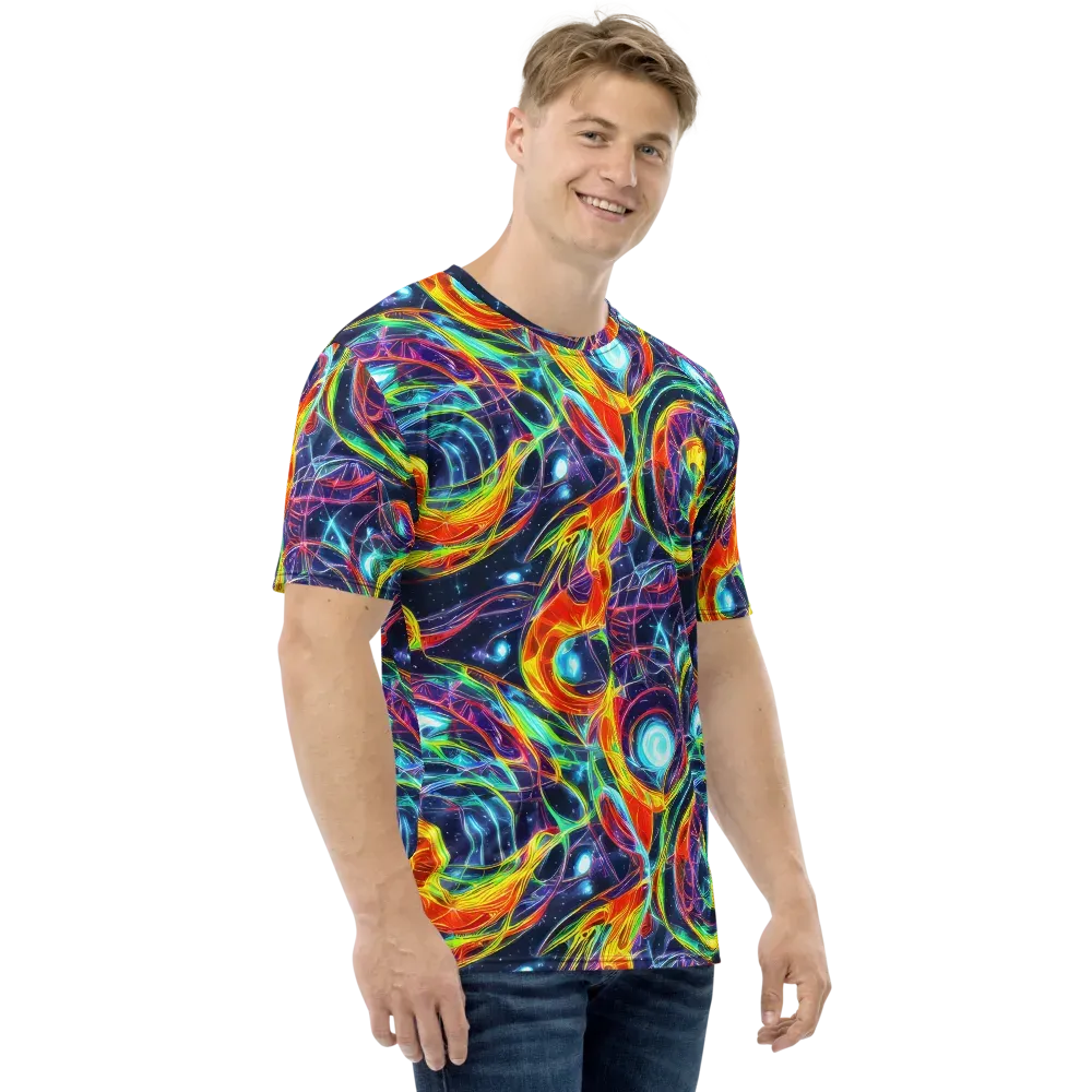 Nova Tide on Men's Crew Neck T-Shirt — Right