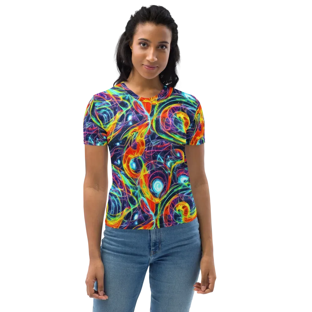 Nova Tide on Women's Crew Neck T-Shirt — Front