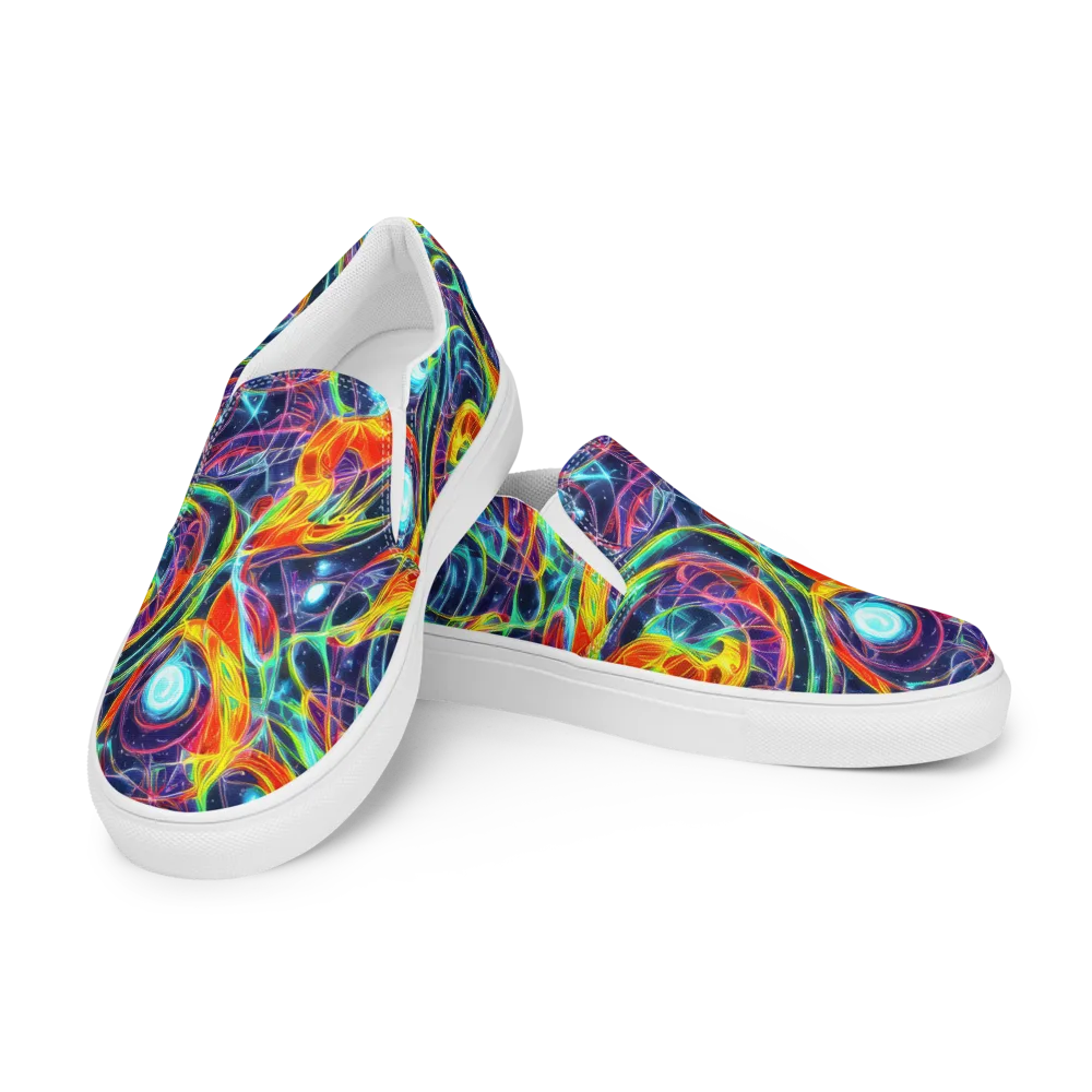 Nova Tide on Men's Slip-On Canvas Shoes — Left Front