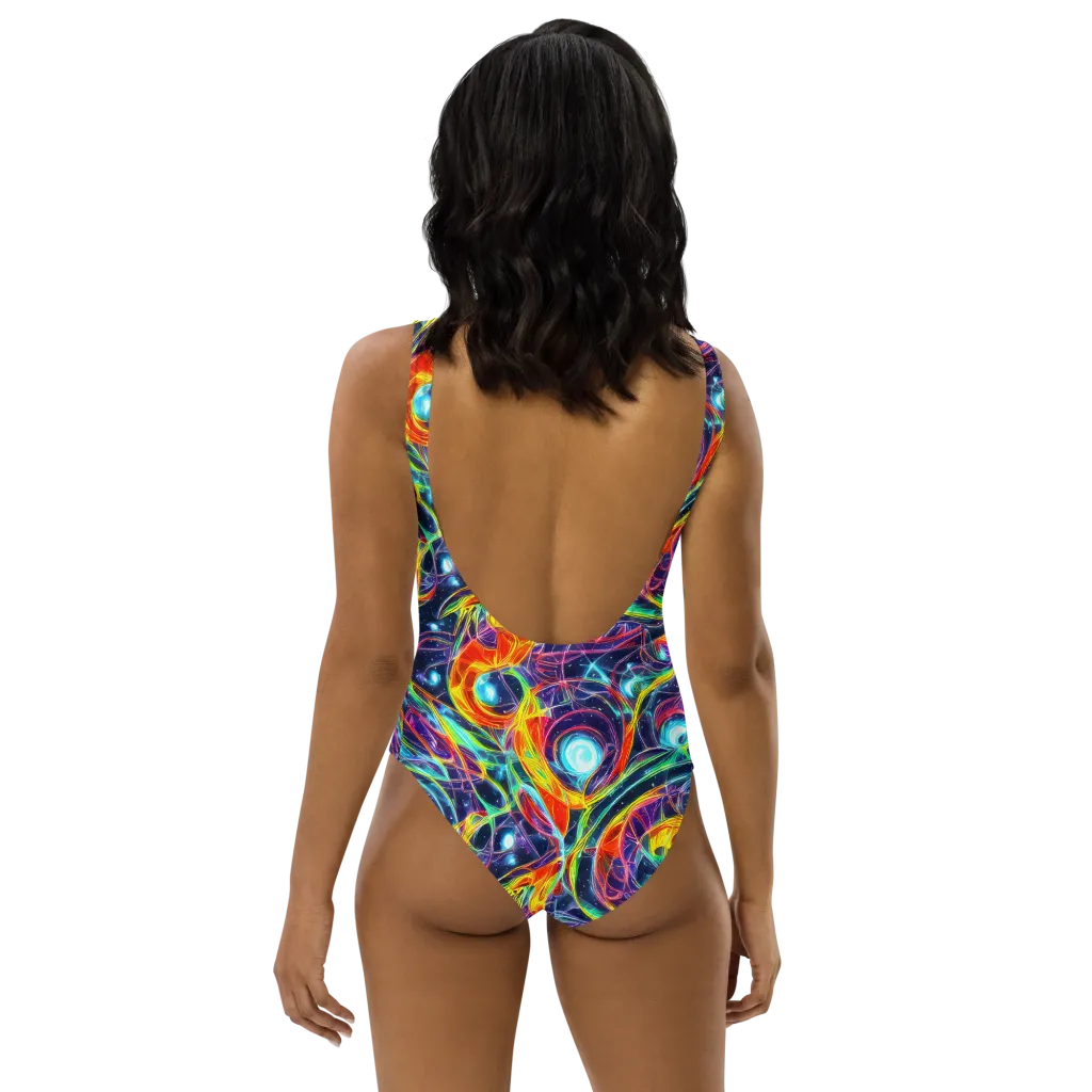 Nova Tide on One-Piece Swimsuit — Back