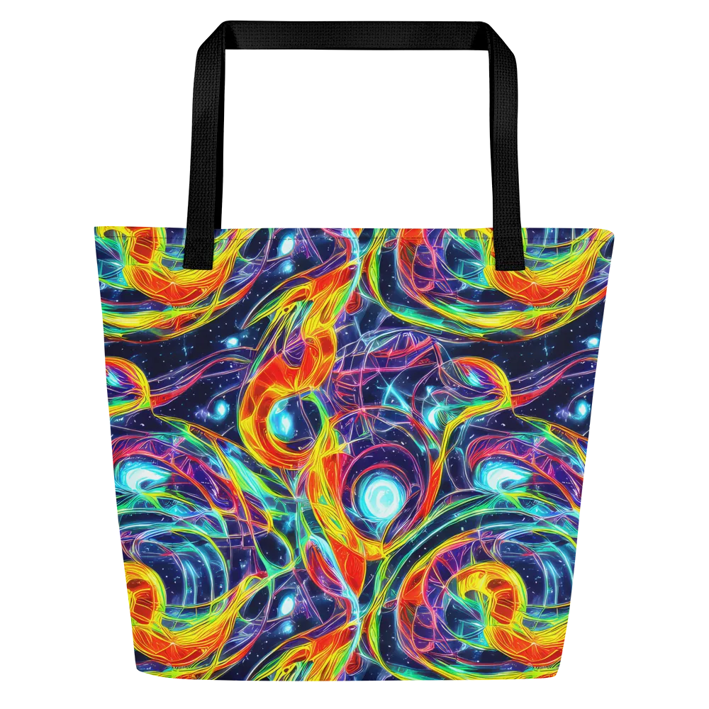 Nova Tide on Large Tote Bag W/ Pocket — Front